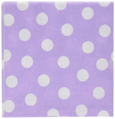 Dots Luncheon Napkin Color Party Tableware, 16 Pieces, Made from Paper, Lavender, by Amscan